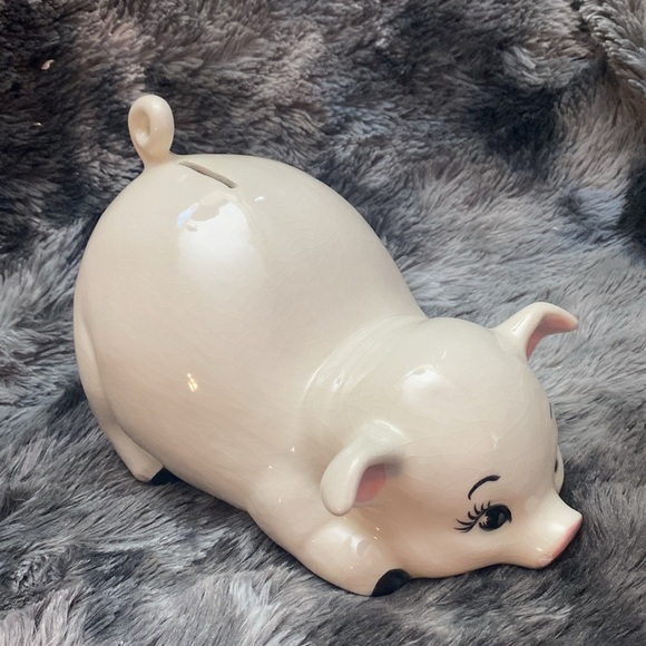 Vintage Piggy Bank Ceramic Pig - Picture 10 of 16